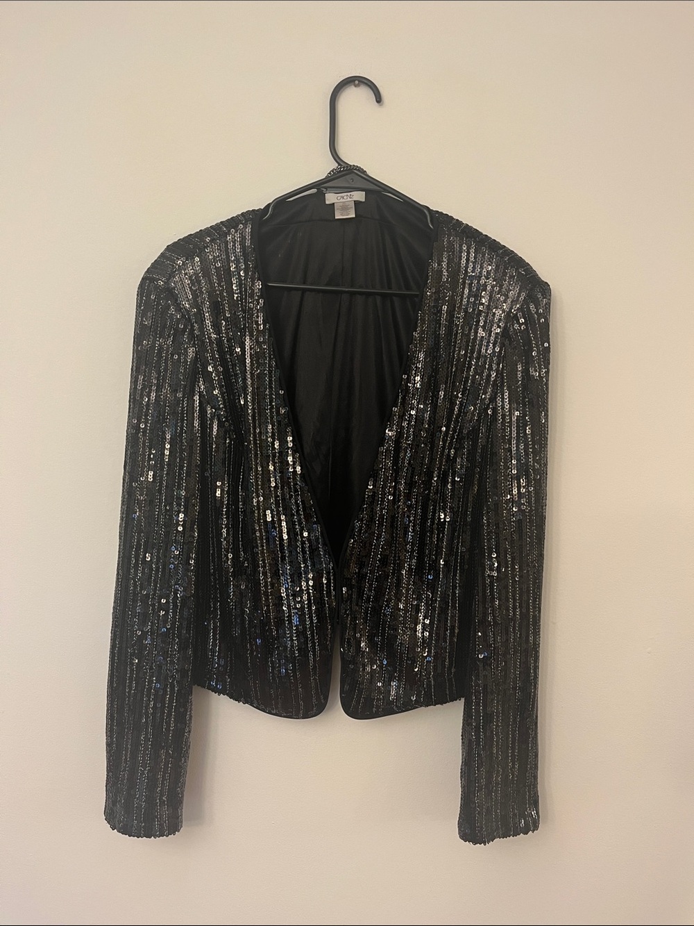 Black Sequin Blazer